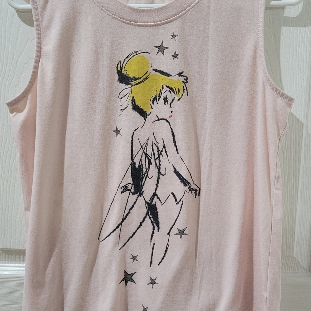 Disney Pink Tinker Bell Tank Top